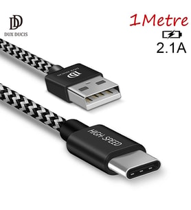 DUX DUCIS Usb Type C Kopmaz Yırtılmaz Usb kablo Hızlı Şarj 1 metre-(5775) - SSSSSS2708-3289