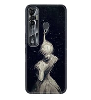 Tecno Spark 6 6 Go 8C 8 Pro 7 7 Spark 9 Pro Kılıf Desemli Silikon Star Woman 1332