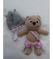 Tonton Ayıcık Amigurumi Organik Oyuncak