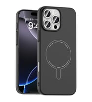 iPhone 16 Pro Max Kılıf M-Safe Şarj Özellikli Kamera Korumalı Elio Sert PC Kılıf