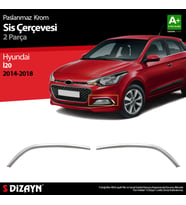 Hyundai i20 Krom Sis Farı Çerçevesi 2 Prç. 2014-2018