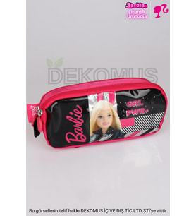 YENİ SEZON LİSANSLI BARBIE GIRL POWER KOLEKSİYONU KALEM ÇANTASI (Pamuk Şeker)