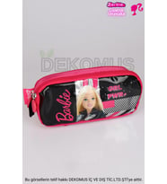 YENİ SEZON LİSANSLI BARBIE GIRL POWER KOLEKSİYONU KALEM ÇANTASI (Pamuk Şeker)