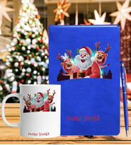 Yılbaşı İçin Kişiye Özel Tasarım Defter Kalem & Kupa Hediye Seti