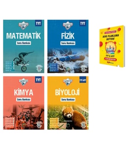 TYT IceBerg Matematik Fizik Kimya ve Biyoloji Soru Bankası 4lü Set