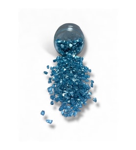 Epoksi Çalışmalarınız İçin Parlak Cam Kırıkları 4-8 mm GÖKYÜZÜ MAVİSİ 100 gr