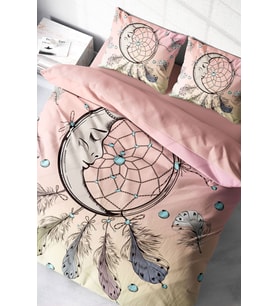 Lastikli Çarşaflı %100 Pamuk Saten Çift Kişilik Nevresim Takımı Sleep Trap