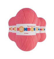 5 Adet Kristal El Örgü Lif İpi Pembe 98230 - bonbon mudanis