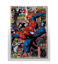 35cmX50cm Ahşap Tablo Spiderman