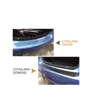 Ford Escort İçin Uyumlu Aksesuar Oto Bagaj Ve Kapı Eşiği Sticker Seti Karbon