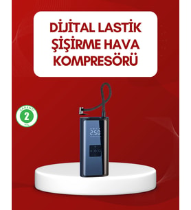 12V Uyumlu Çok İşlevli Akıllı Araç Lastik Pompası