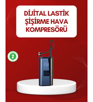 12V Uyumlu Çok İşlevli Akıllı Araç Lastik Pompası