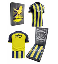 Fenerbahçe Orijinal Çubuklu Forma Özel Tasarım Ahşap Kutulu