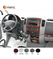 Meriç® Mercedes Sprinter Ön Torpido Kaplama Maun 18 Parça 2006-2014 (Maun)