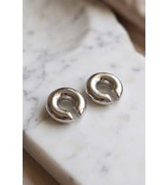 316L Çelik Gümüş Renk Çiftli Earcuff Küpe TJ-BKP12063