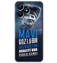 Realme C53 Kılıf HD Desen Baskılı Kılıf - Bozkurt Atatürk