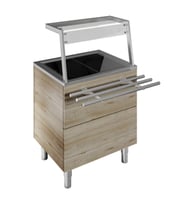 Electrolux Professional Müşteri Tarafında Bir Adet Boru Tip Paslanmaz Çelik Tepsi Kaydırma, Y=900 Mm F04H2AF01W