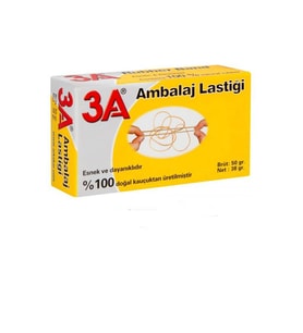 AMBALAJ LASTİĞİ %100 KAUÇUK 50 GR KARTON KUTU