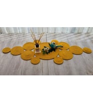 HASIR RUNNER / SEHPA ÖRTÜSÜ /AMERİKAN SERVİS/ MASA ÖRTÜSÜ. (Sarı)