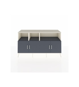 Kronos Konsol 6 Raflı 4 Kapaklı 176x59x99 Aytaşı-Antrasit