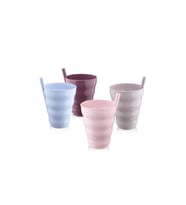 Poşetli Pipetli 3'lü Bardak Ur 3181