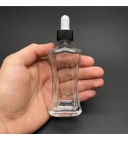 50 Ml Milano Model Cam Damlalıklı Şİşe , Plastik Kapaklı , 50 Cc Cam Damlalıklı Milano Şişe x 6 Adet (Şeffaf)