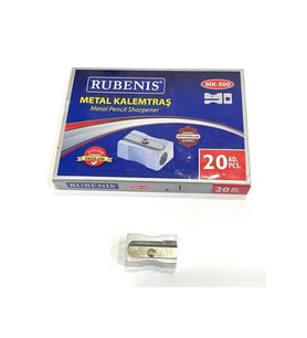 Rubenis Metal Kalemtıraş (20 Li Paket)