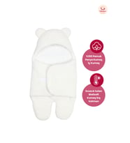 0-12 Ay Welsoft Kulaklı Dış Kundak Bebek Battaniye – Yumuşak Peluş Kışlık K