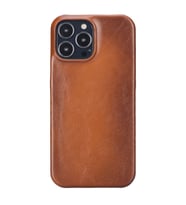Apple iPhone 13 Pro Max Uyumlu Deri Arka Kapak UJ RST2EF Taba