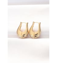Pirinç Gold Renk Bombeli Küpe - TJ-BKP8878 TG-V 2532
