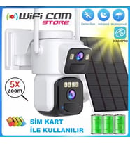 Çift Kameralı 4G Solar Kamera O-Kam Pro Türkçe Program