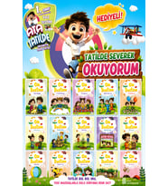 1. Sınıf Tatilde Severek Okuyorum 15 Kitap (Yaz Testim Hediyeli)