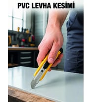 5’li Profesyonel Metal Falçata Seti Ergonomik Saplı Çok Amaçlı Kesici Maket Bıçağı