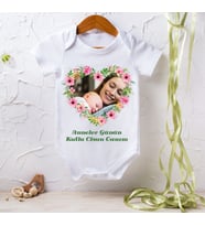 Anneler Gününe Özel Resimli Yazılı Çıtçıtlı Bebek Body Zıbın