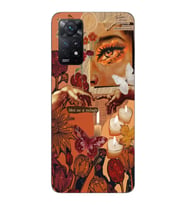 Redmi Note 11 Pro Uyumlu Eller Tablosu Aesthetic Tasarımlı Şeffaf Telefon Kılıfı