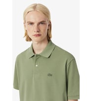 Lacoste Men's Loose Fit Kalın Pike Kumaş Polo T-shirt Erkek Polo Yaka Tişört Yeşil