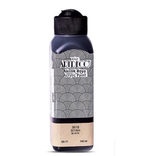 Artdeco Akrilik Boya 140ml Siyah