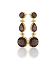 Kadir Jewellery 22 Ayar Altın Kaplama Vintage Küpe -El İşçiliği Ve Hipoalerjenik Küpe