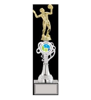 ODAK KUPA - Figürlü Kupalar - Voleybol Kadın Figürlü Kupalar FG-034 B - 37 cm