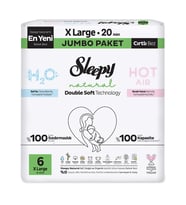 Sleepy Natural Double Soft Jumpo Paket XL 6 Beden 20 Adet - Standart