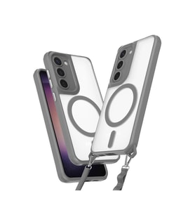 Samsung Galaxy S23 Plus Kılıf Enka Magsafe Silikon Kılıf - Titan Gri