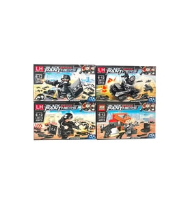 Black Panther Lego Kara Panter Blok Oyuncak Seti 4 Kutu 176 Parça Seri 5-6-7-8