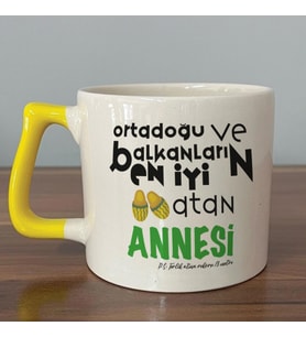 Ortadoğu ve Balkanları  En iyi Baskılı Sarı Kulplu D Kupa