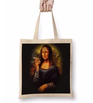 Mona Lisa cigarette Bez Çanta Uzun Saplı