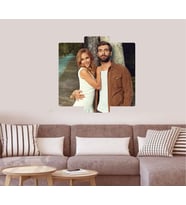 Kişiye Özel Resimli 3parça Mdf Tablo Seti