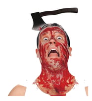 Mey İthalat® Kafaya Saplanmış Halloween Kanlı Balta Şaka Tacı