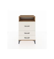 Hyperion Komodin Tek Raflı 3 Çekmeceli 60x44x96 Çam-Aytaşı