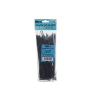 SİYAH   3.6X200MM  PLASTİK CIRT KELEPÇE  100PCS (5343)
