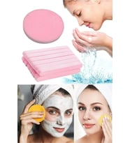 Sıkıştırılmış Makyaj Temizleme Süngeri 12 Adet Yüz Yıkama Peeling Fırçası Makyaj Süngeri Yüz Fırçası
