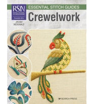 Rsn Essential Stitch Guides: Crewelwork: Large Format Edition (Krem)